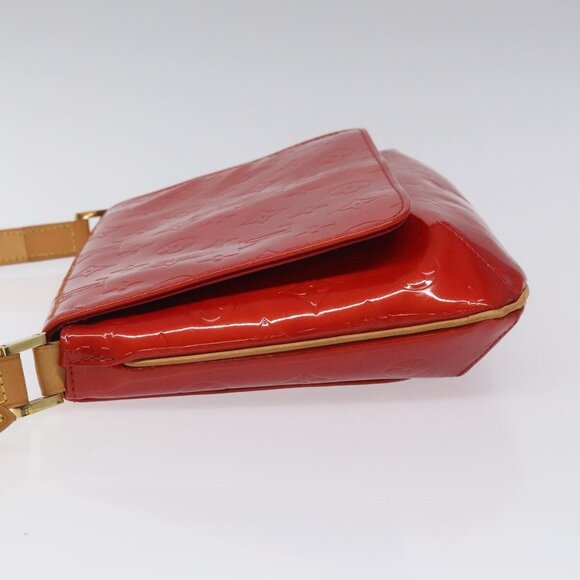 LOUIS VUITTON Monogram Vernis Thompson Street Bag Red M91094 LV Auth BA342 - Picture 4 of 16